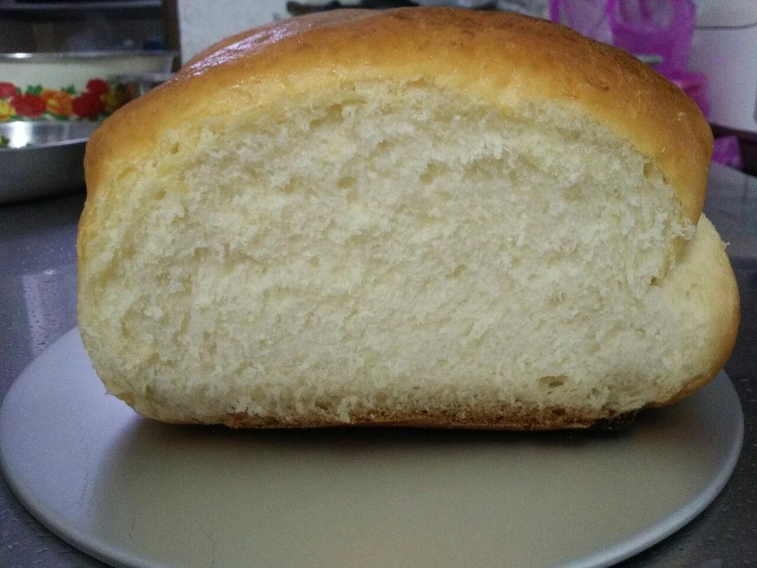 老面包土司！（普通面粉，植物油也可以做出好面包！小时候的味道。。。）