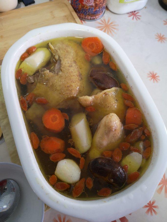 山药炖鸡汤【12月北鼎蒸炖锅食谱】