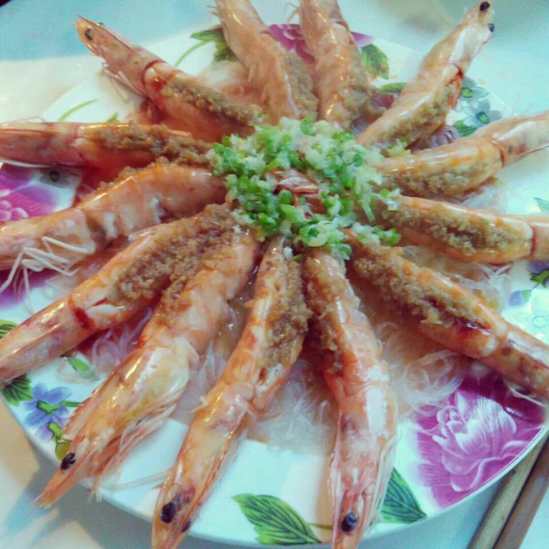 蒜蓉粉丝蒸虾