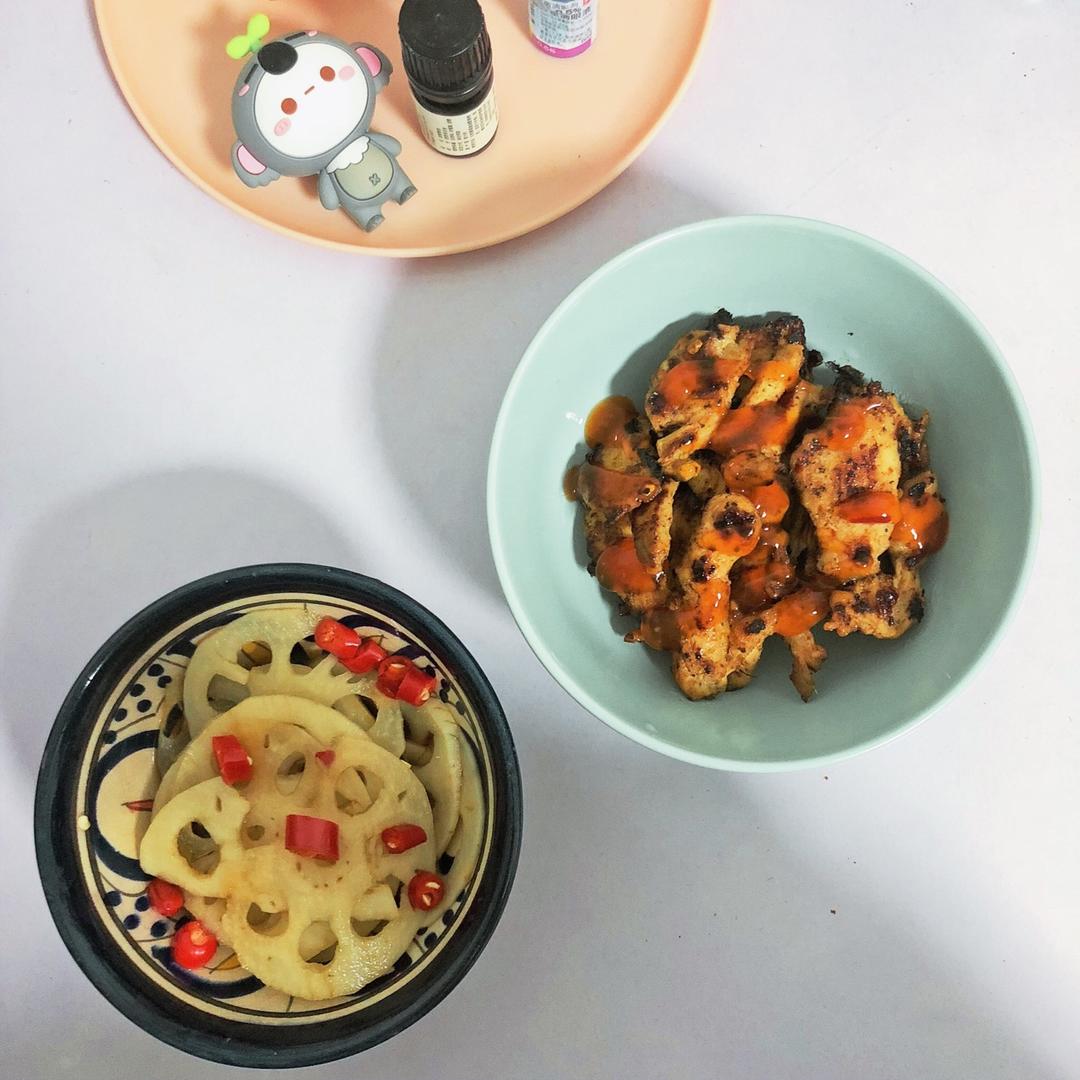 低卡香煎鸡胸肉(少油版)