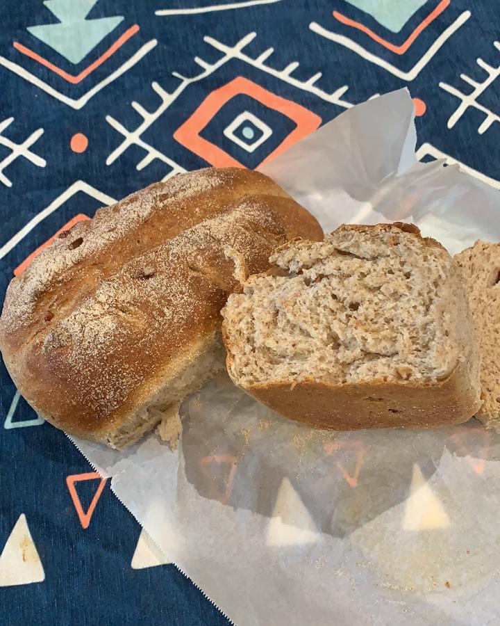 全麦核桃软欧包