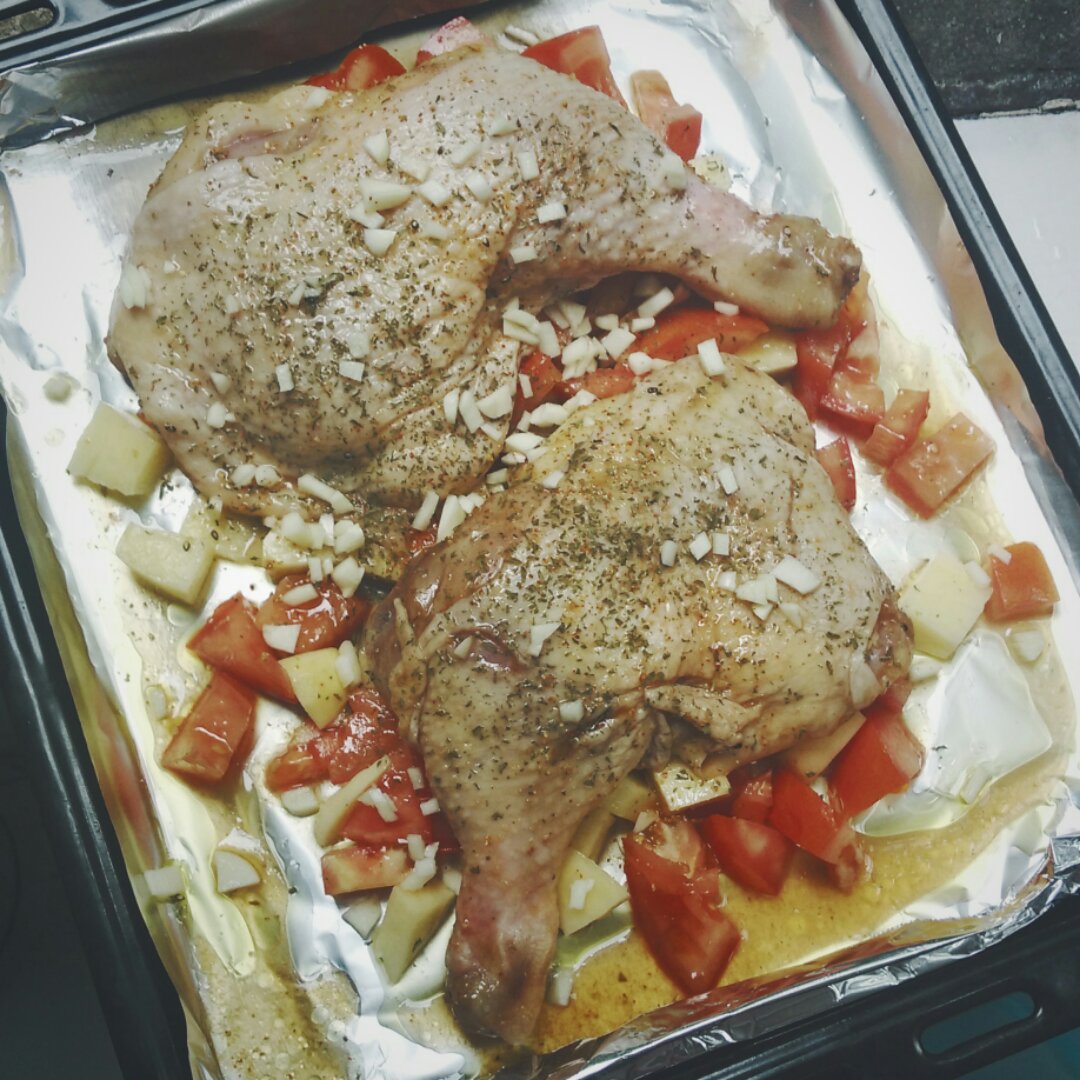 【法式烤鸡腿】