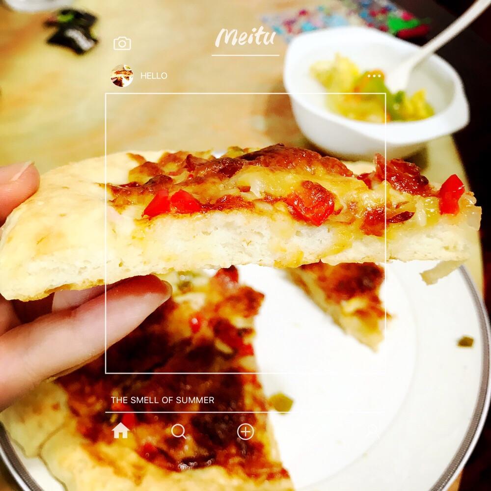 不用酵母的披萨底 No Yeast Pizza Dough