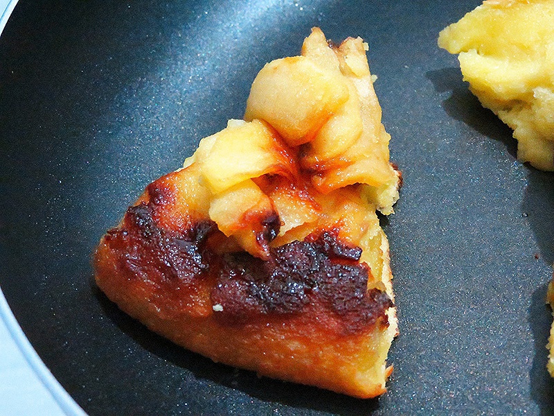 平底锅焦糖苹果蛋糕