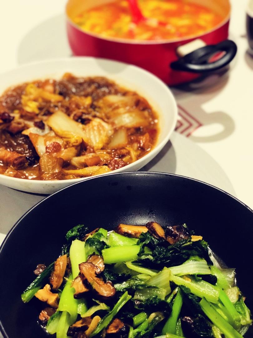 下饭菜五花肉白菜炖粉条