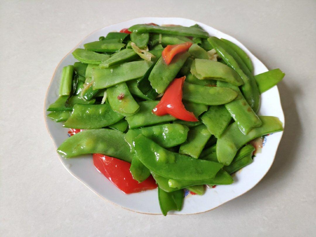 清炒豌豆荚