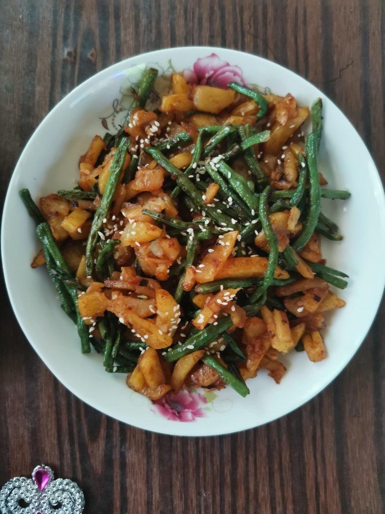 土豆烧豆角