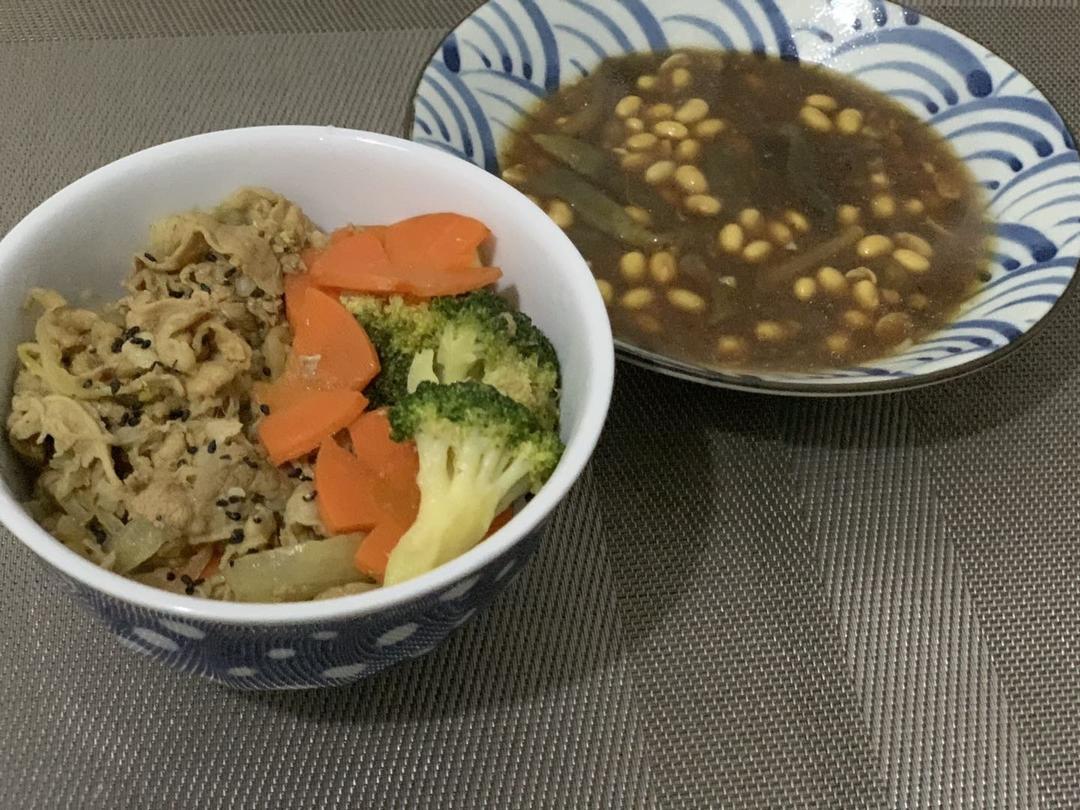 黄豆烧茄子