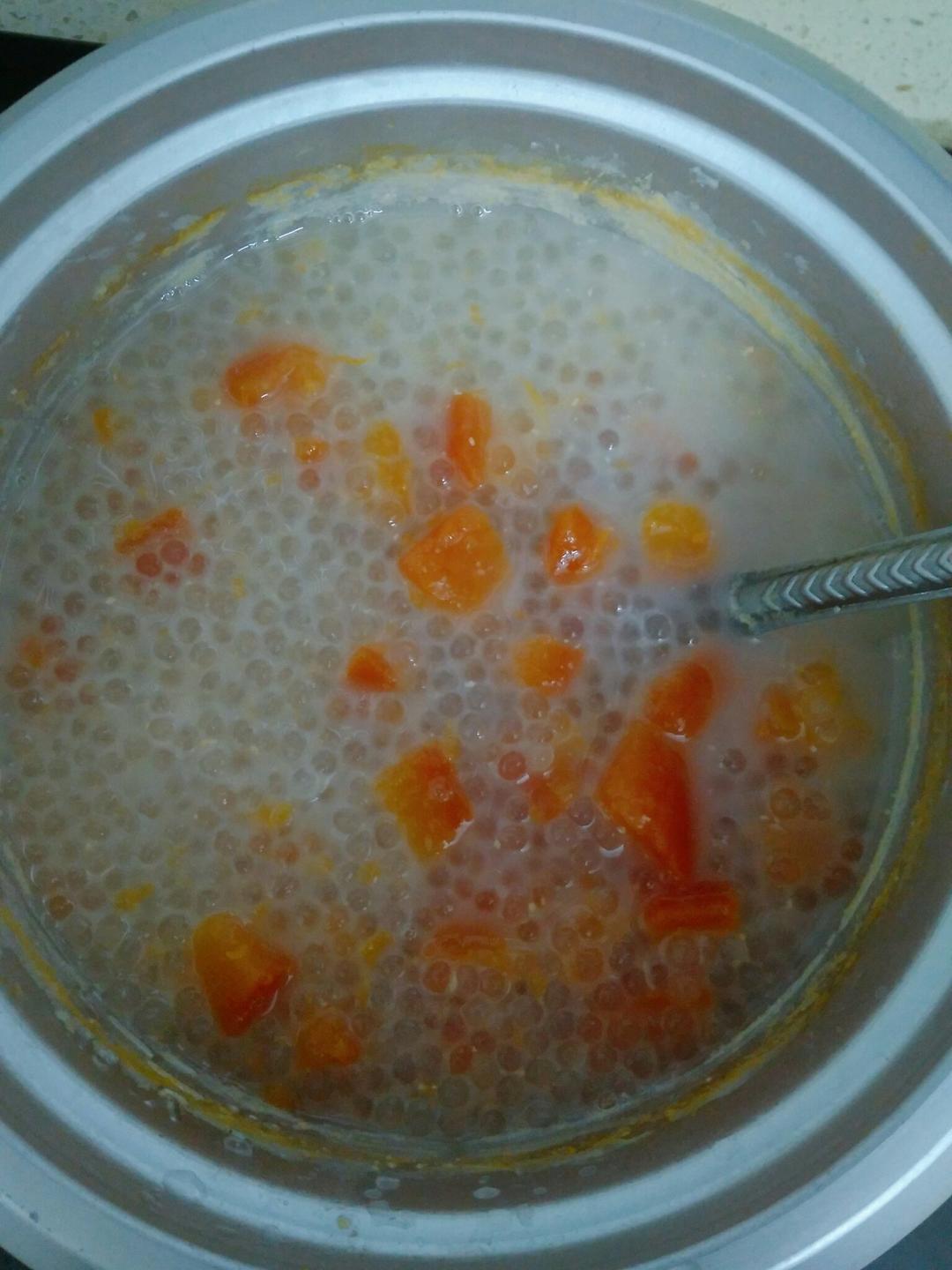 木瓜牛奶西米露