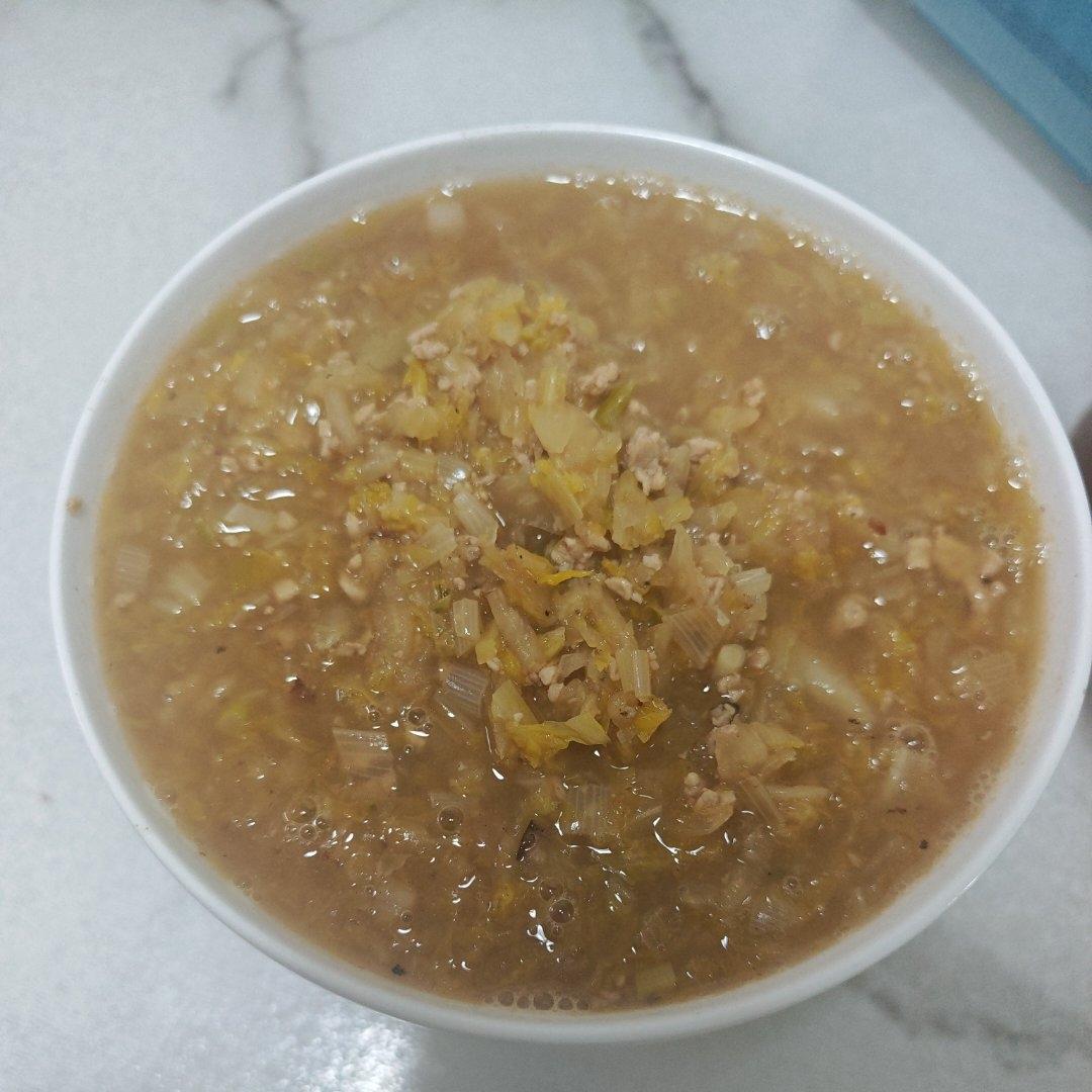 酸菜肉沫卤丨打卤面