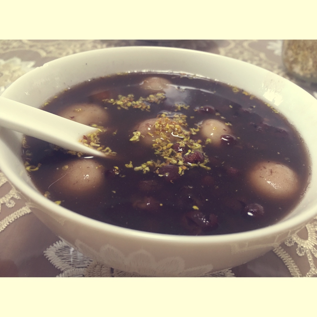 红豆沙汤圆