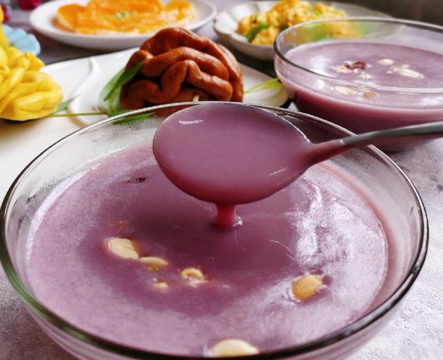 红豆紫薯燕麦糊的做法