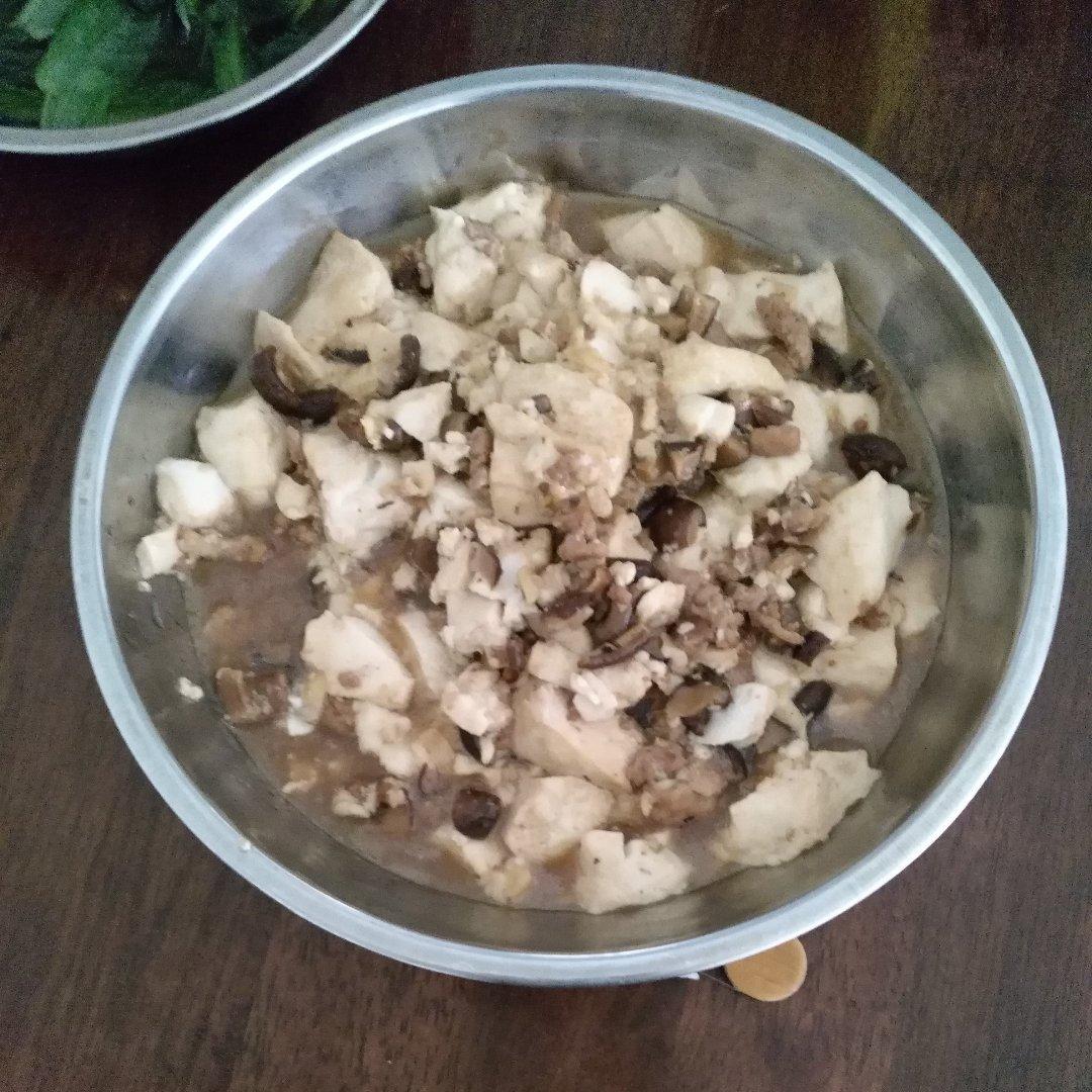 超级下饭的香菇肉沫豆腐