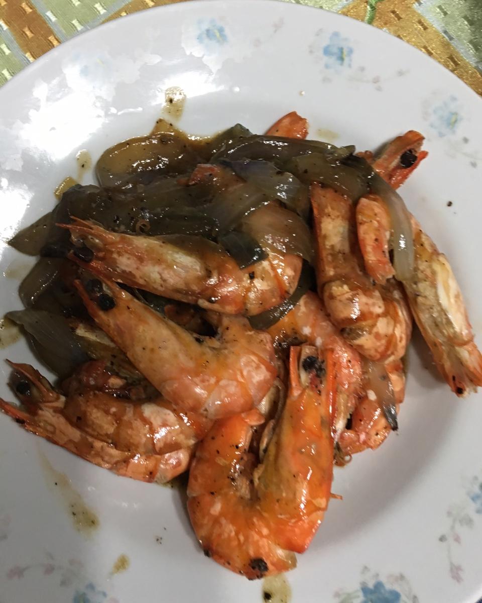 黑胡椒虎虾