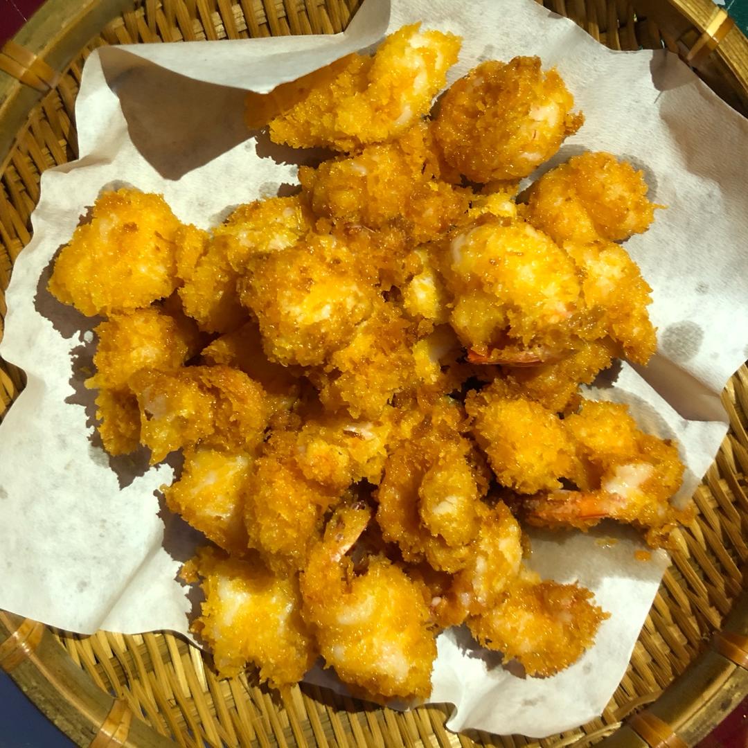 面包糠炸虾