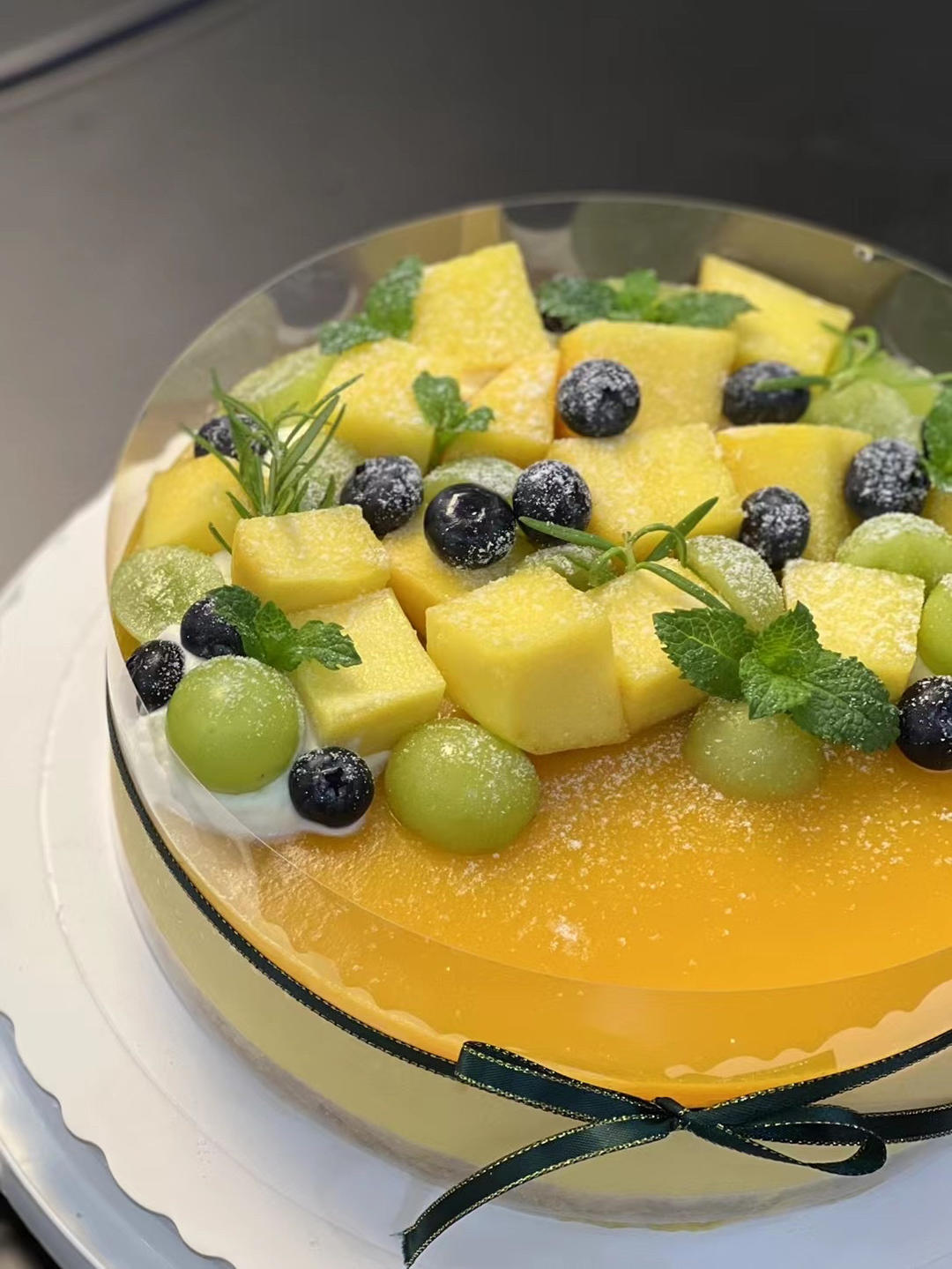 不用烤箱也能做出美味的芒果慕斯（8寸）