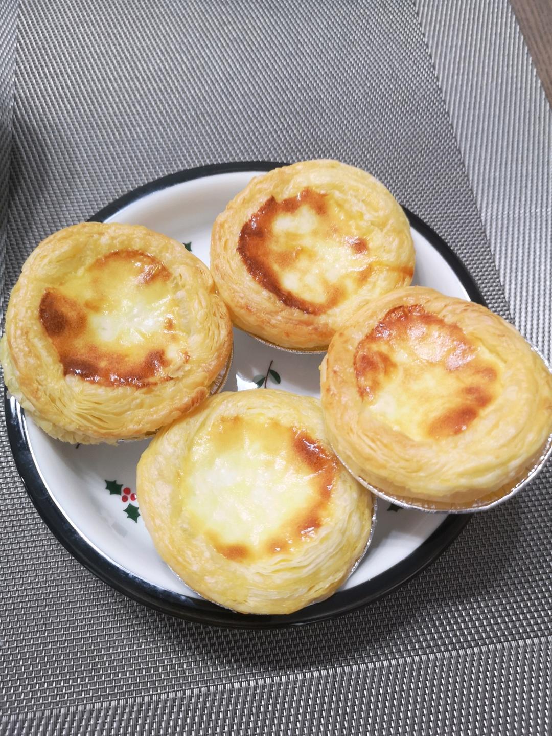 不需要奶油的烤蛋挞