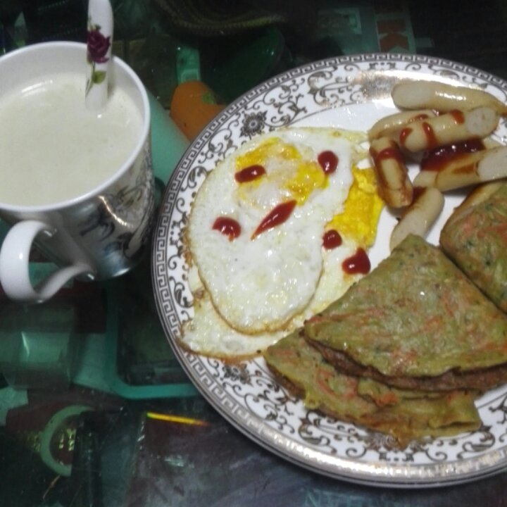 每天坚持为他做早餐