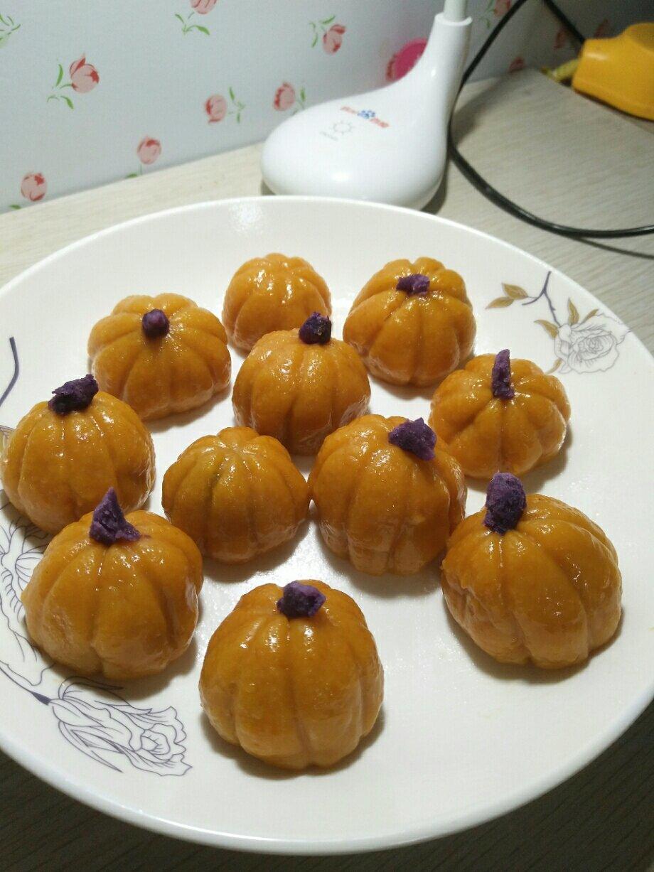 糯米南瓜豆沙包