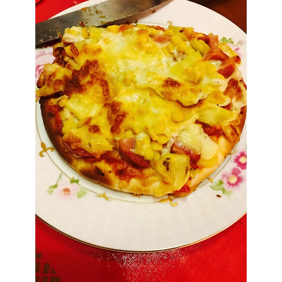 夏威夷pizza（附饼底冷冻法）