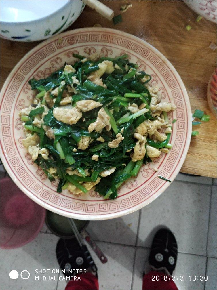 韭菜炒鸡蛋