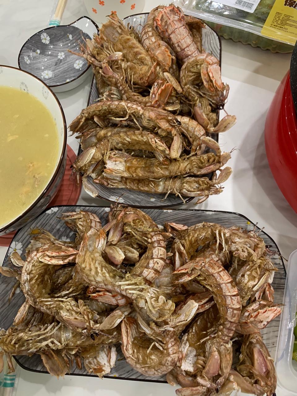 简单椒盐皮皮虾