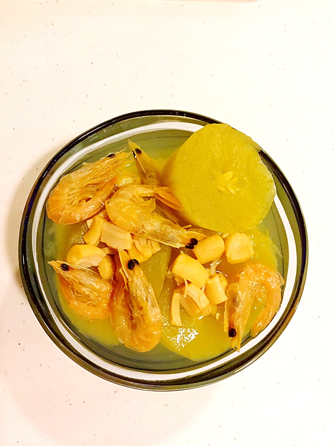 瑶柱虾干白瓜汤的做法
