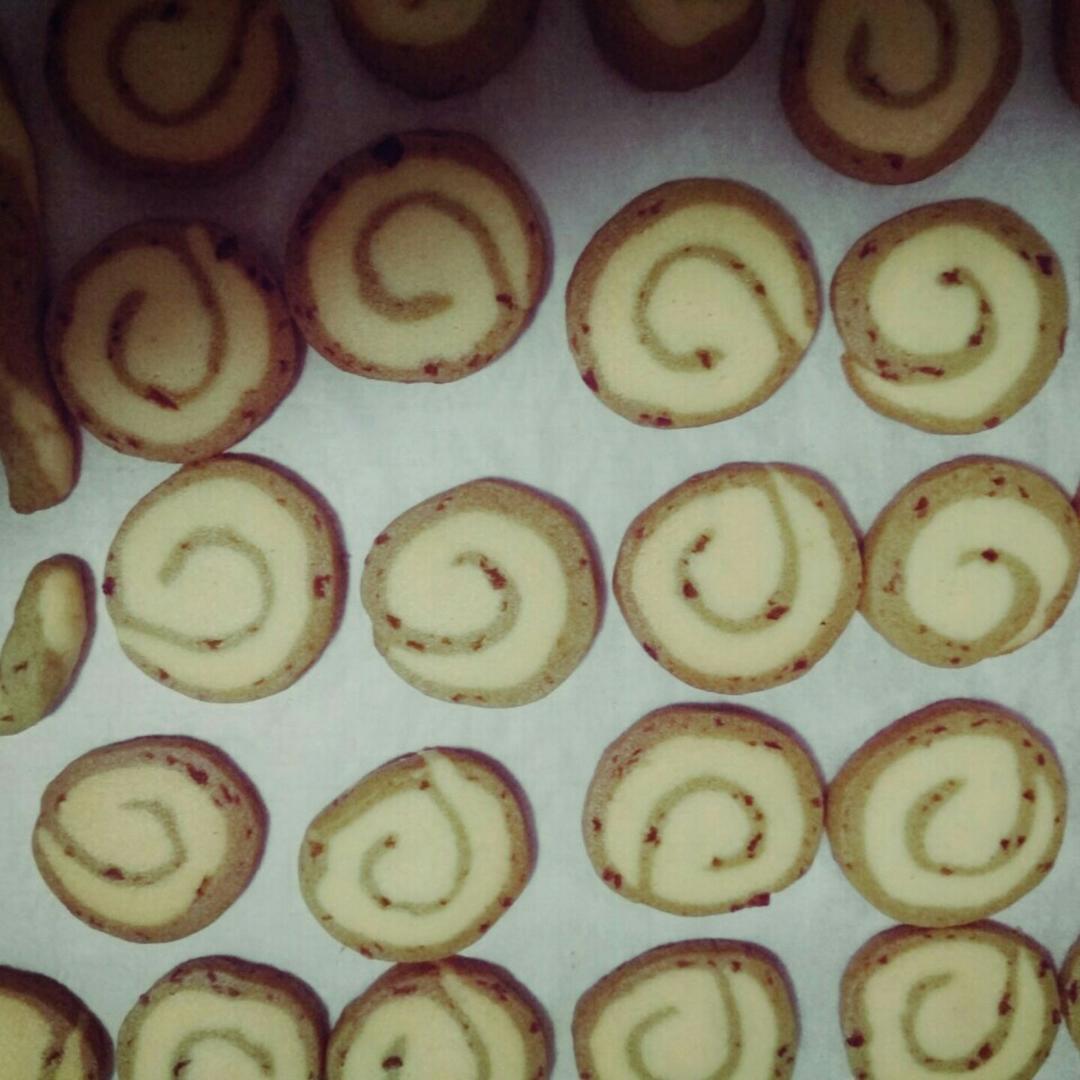 中岛老师的抹茶螺旋饼干（无黄油）