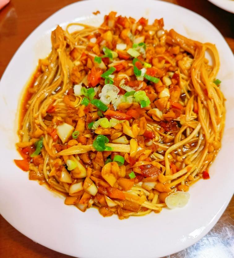 烤金针菇的做法