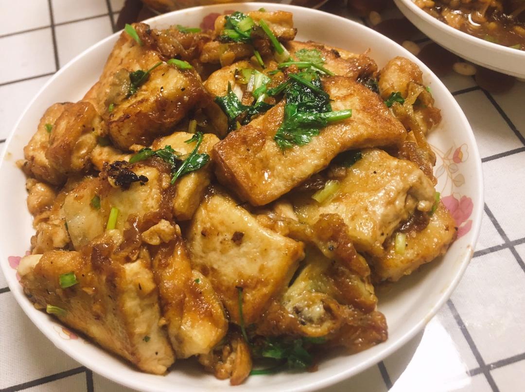 无敌好吃的香煎豆腐