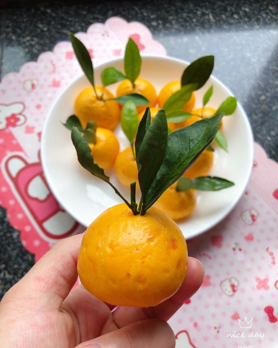 diy面食～橘子馒头