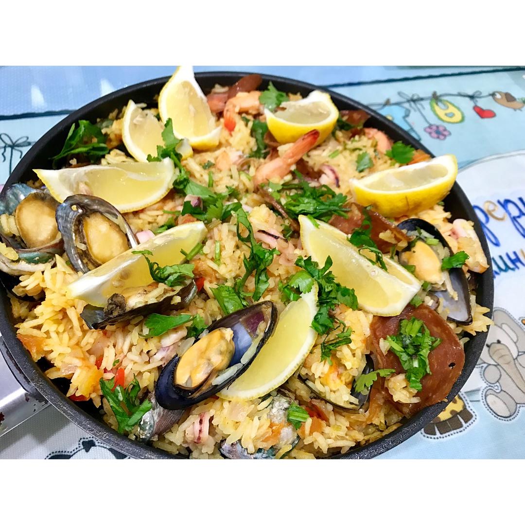 【曼食慢语】Seafood Paella 西班牙海鲜饭