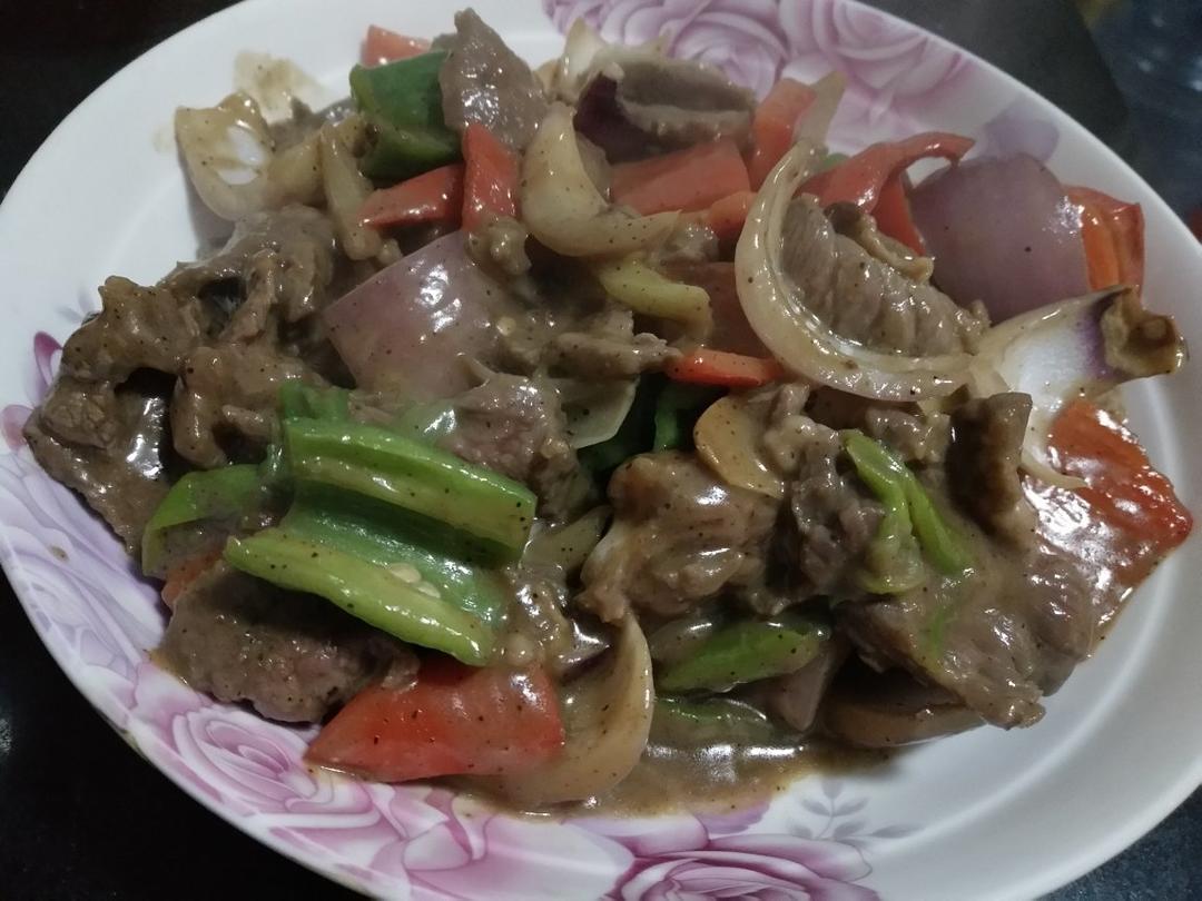 黑椒牛柳