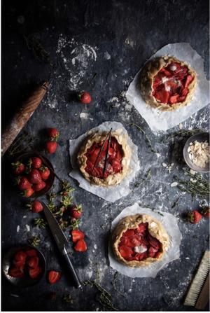 【Brunch 】草莓杏仁百里香塔🍓 strawberry almond and thyme tarts的做法 步骤10