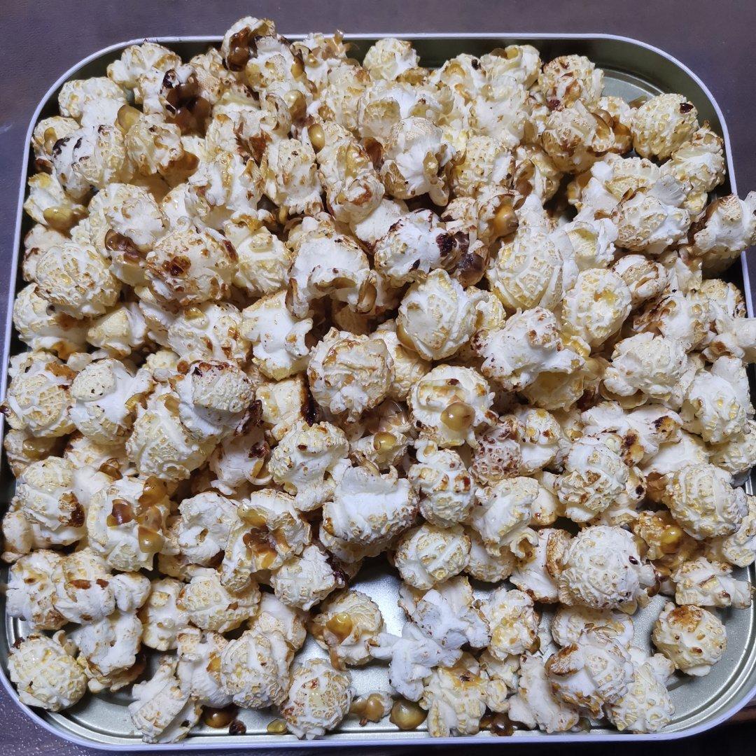 自爆完美球形黄油爆米花