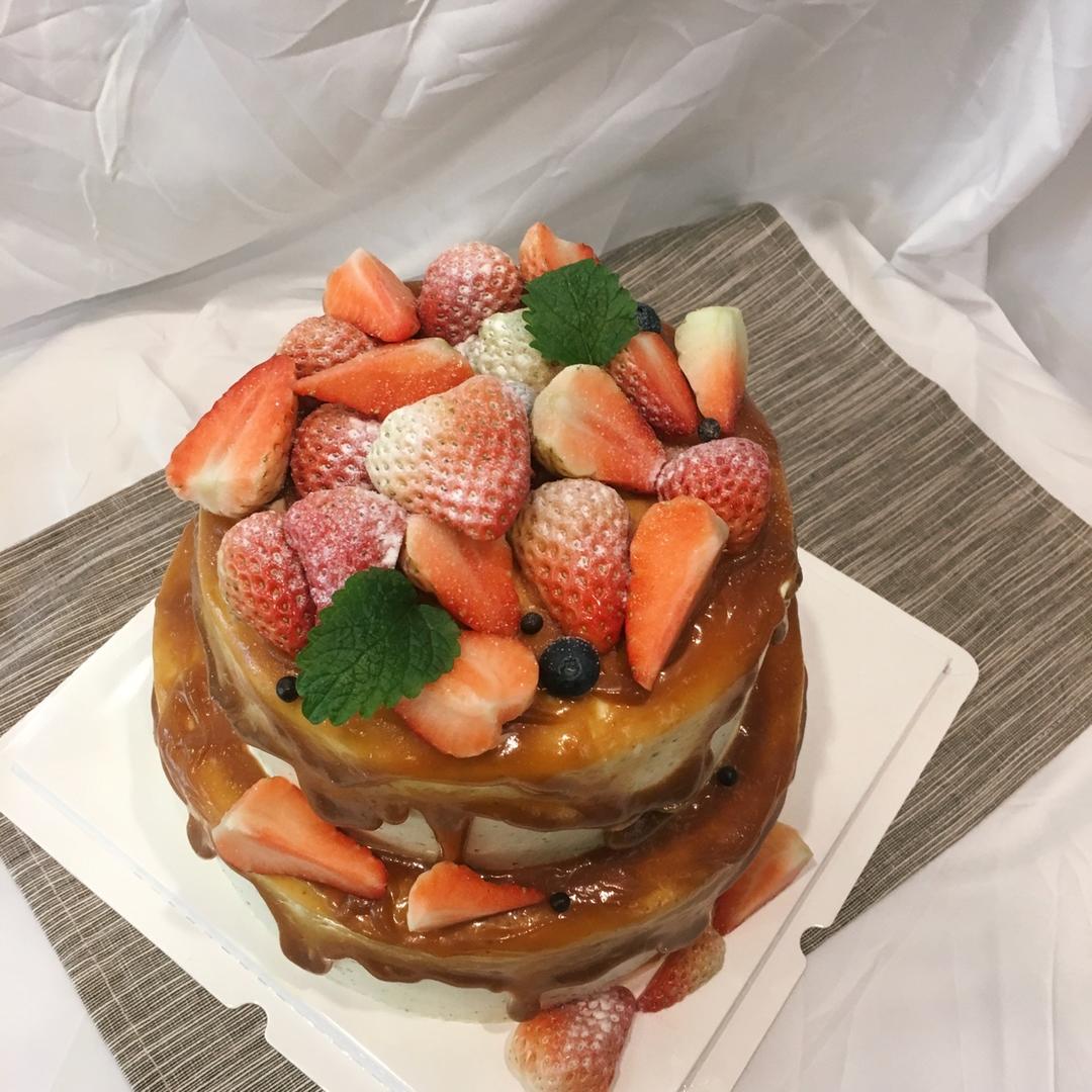 蛋糕淋面之二：焦糖奶油淋面