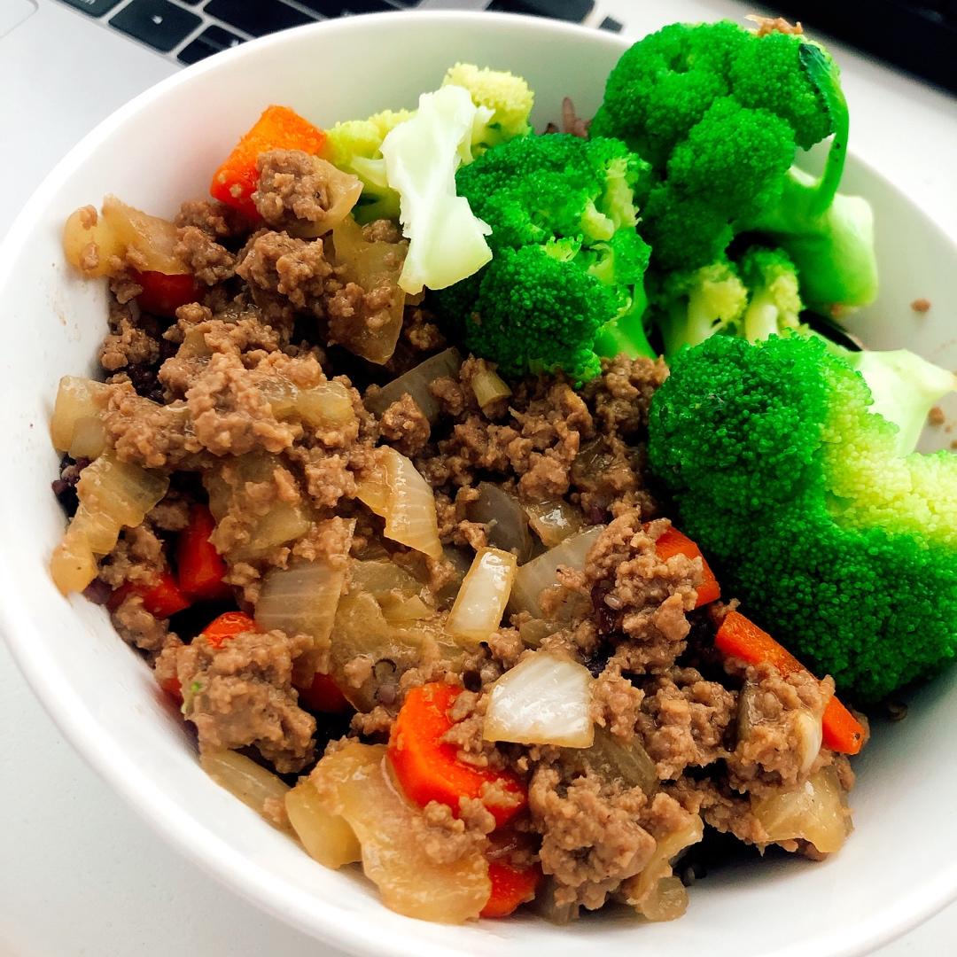 儿童菜谱-免治牛肉饭/牛肉末烩饭