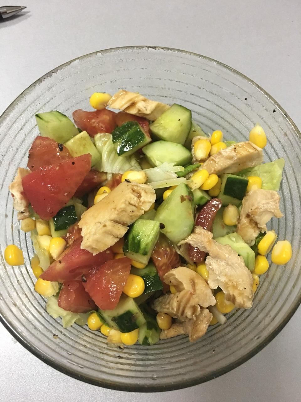 鸡肉蔬菜沙拉