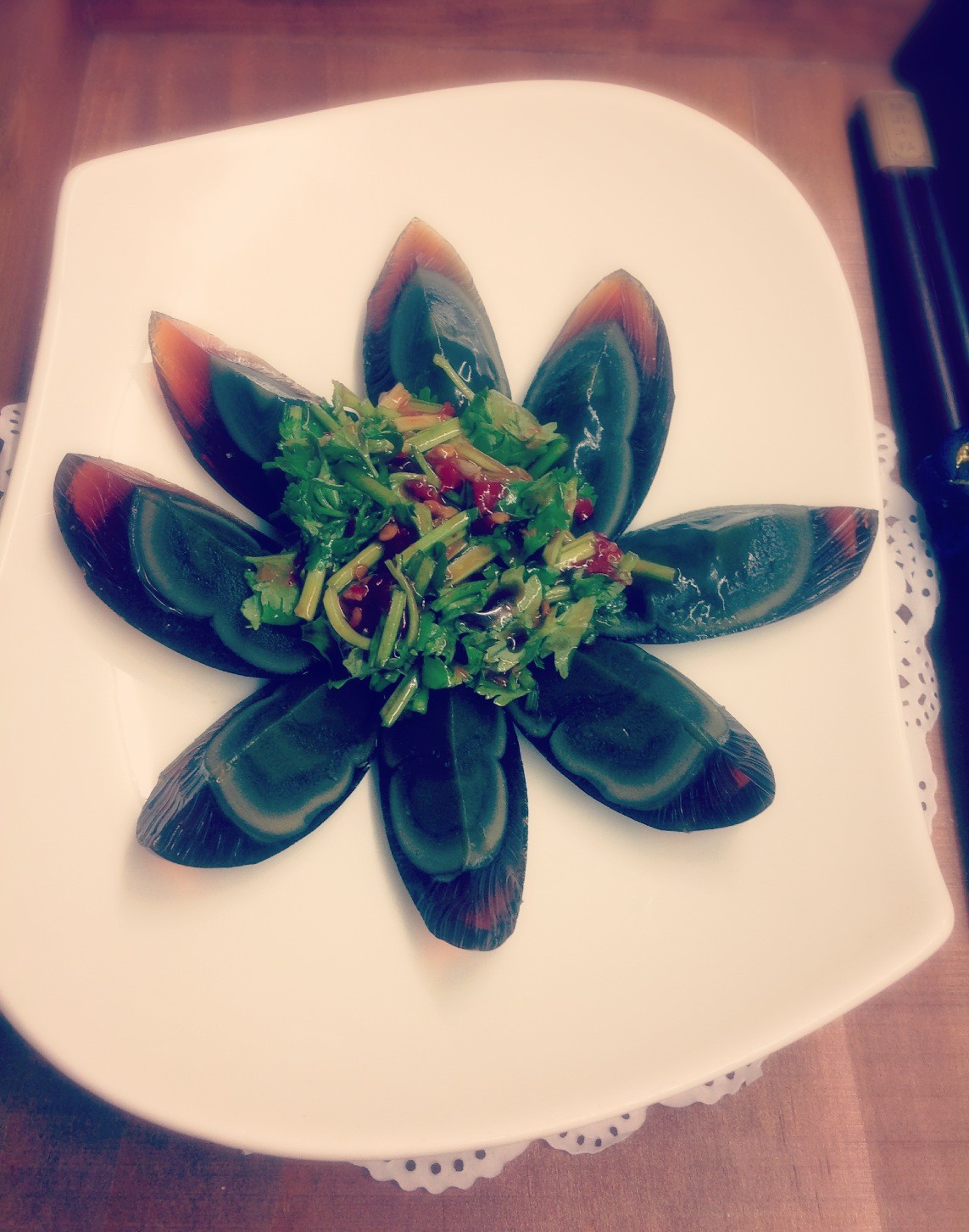 姜汁松花蛋