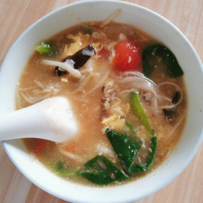 简单早餐-疙瘩汤