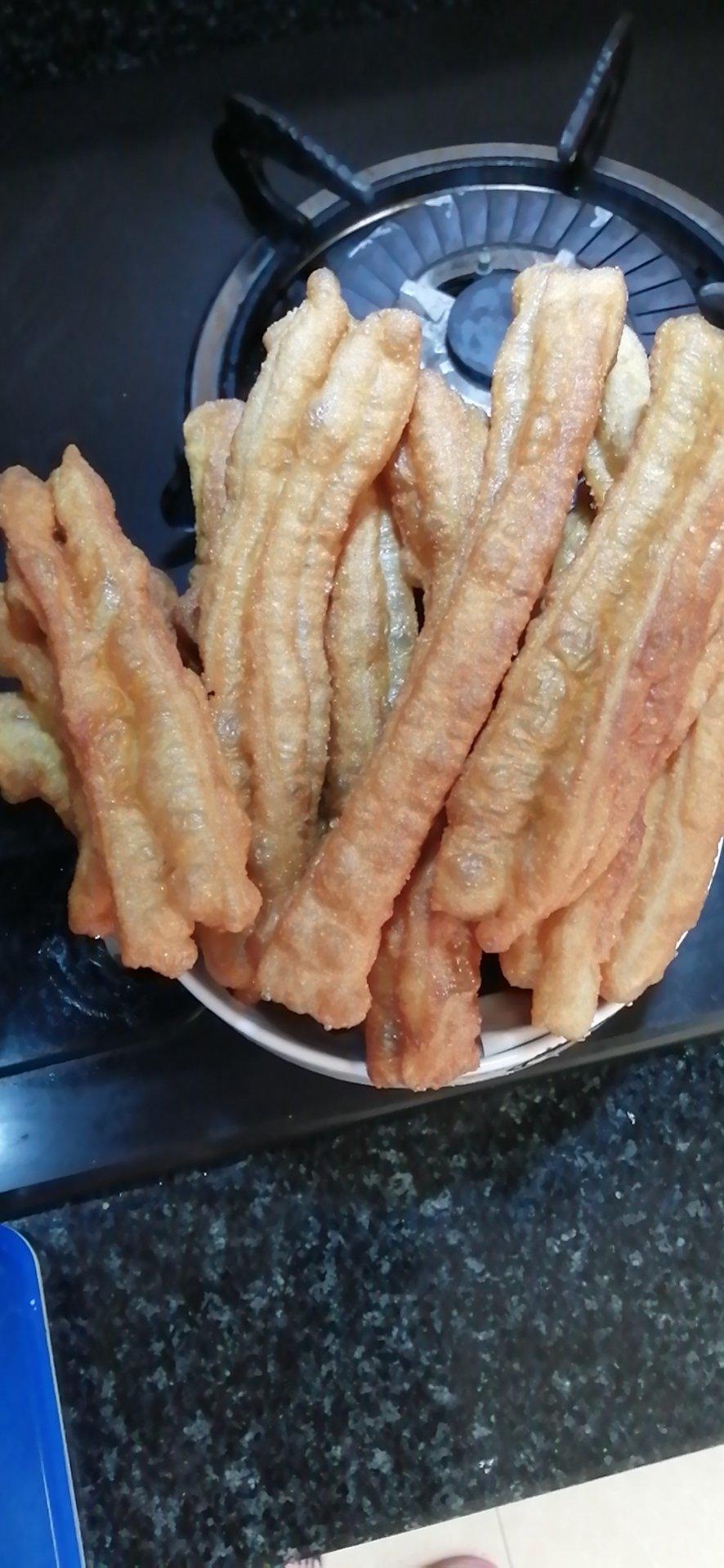 自制油条