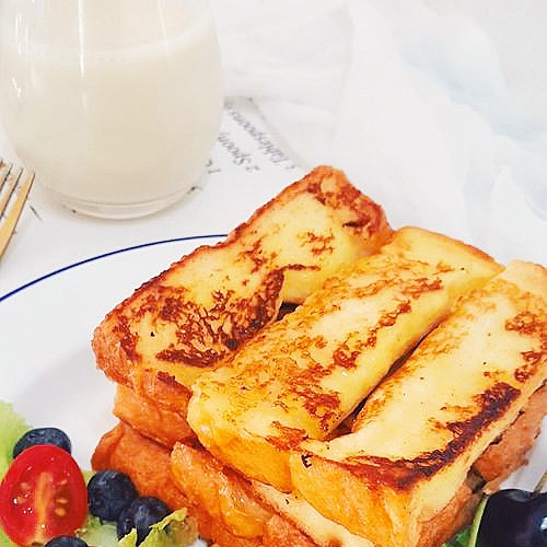 法式吐司🍞三明治超快手早餐的做法 步骤3