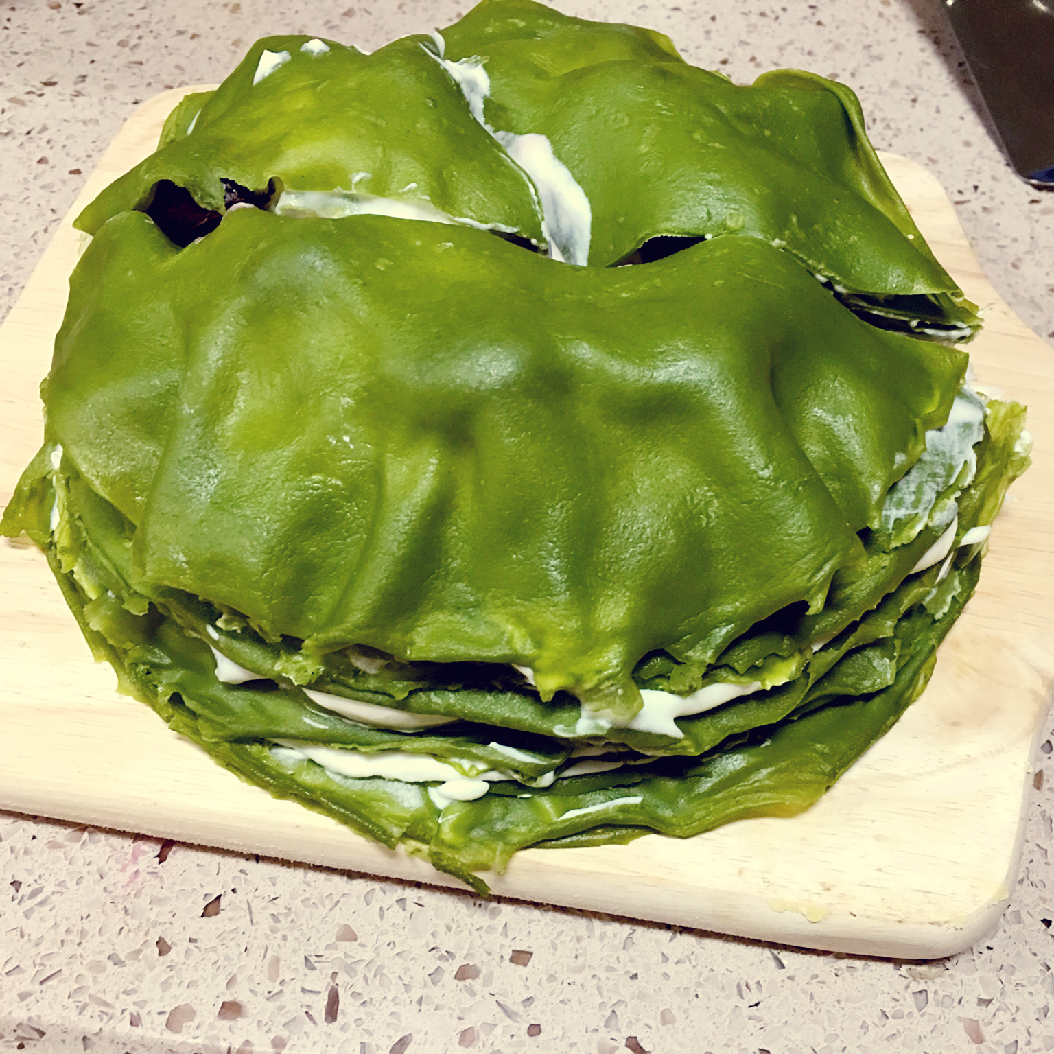 巧克力千层可丽饼