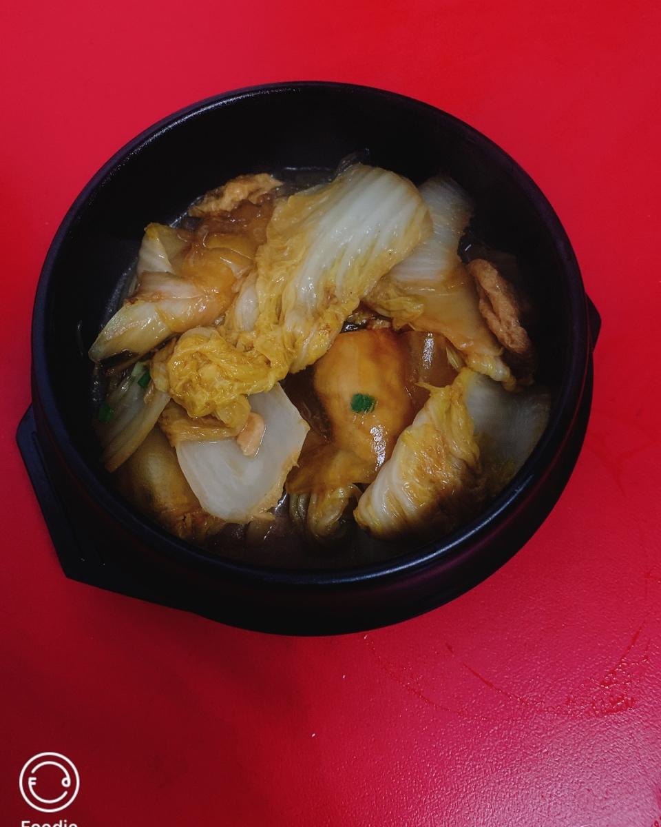 娃娃菜酱烧油豆腐