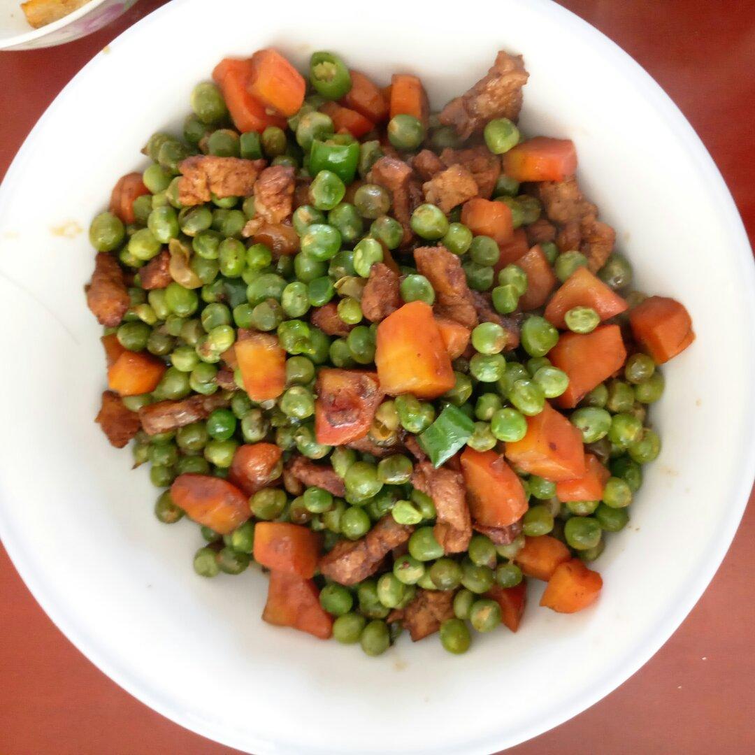 豌豆炒肉末