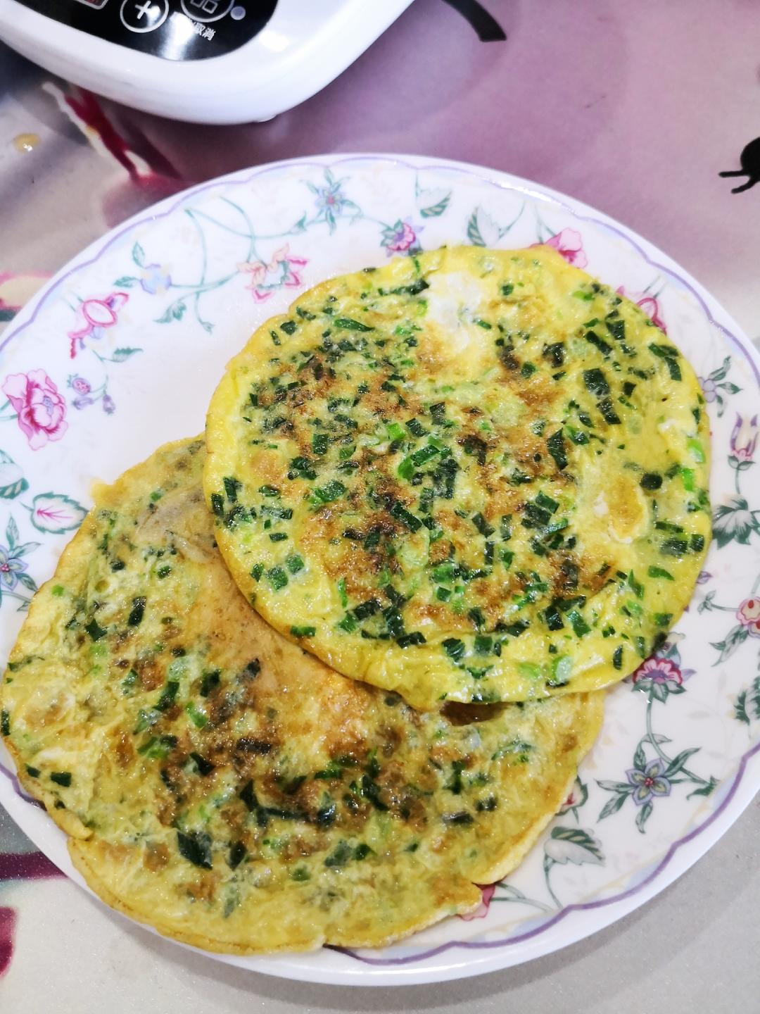 超级简单 韭菜鸡蛋饼的做法