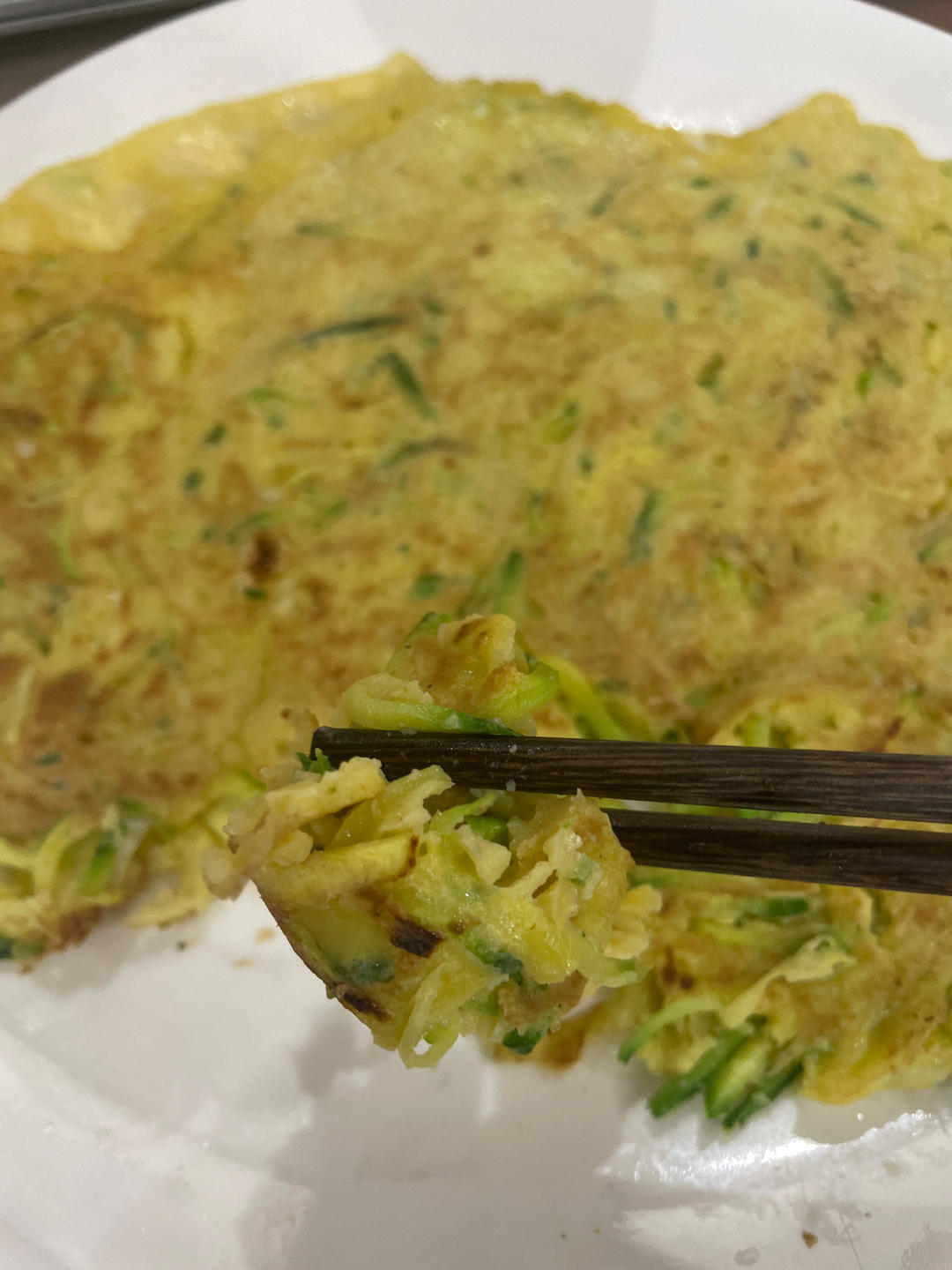 嫩南瓜鸡蛋饼