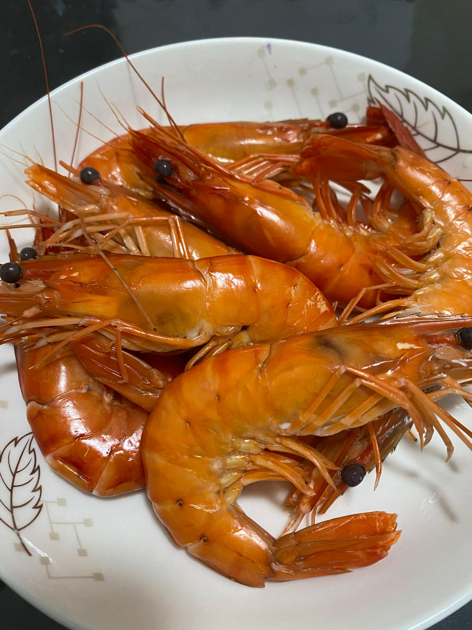 懒人海鲜大餐清蒸九节虾