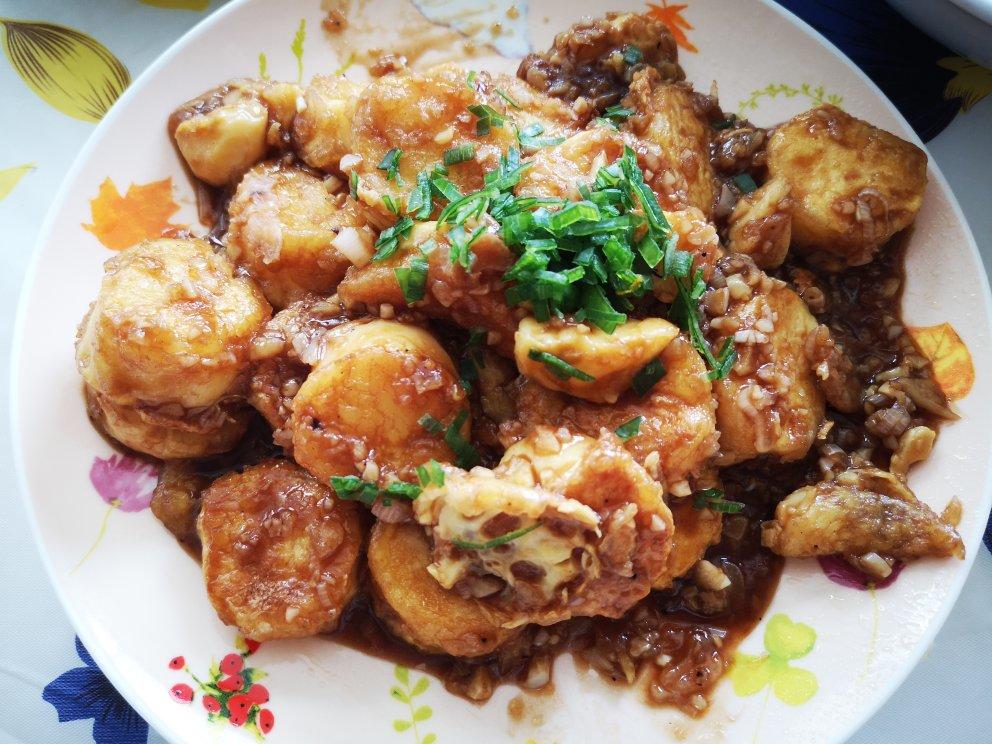 酱汁日本豆腐，炒鸡下饭