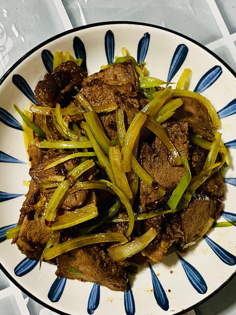 爆炒五香/孜然牛肉片